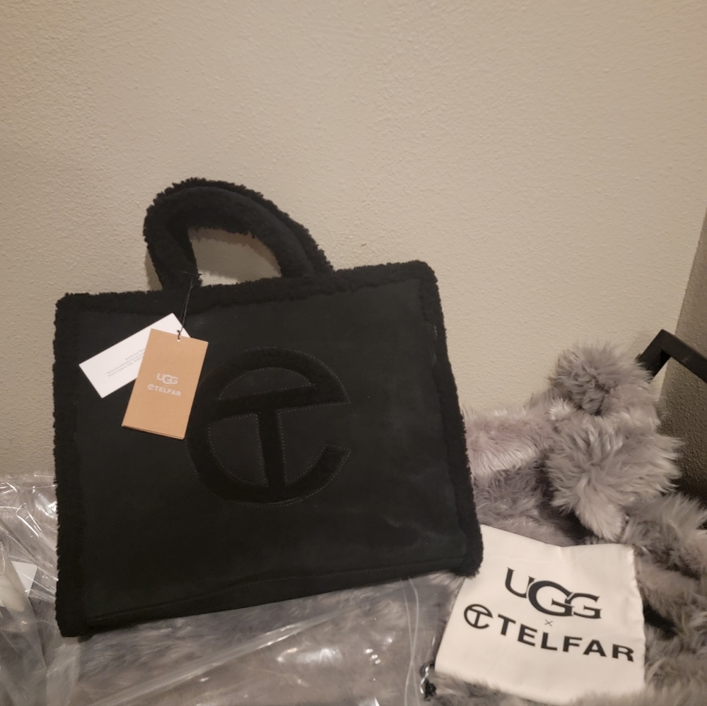 UGG x Telfar Medium Shopper Tote, Black